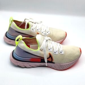 Nike React Infinity Run Flyknit Sneakers CW5636-100 Running Shoes Women's 7.5